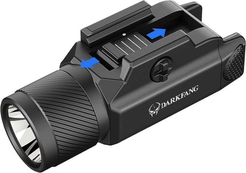 DARKFANG Tactical Flashlight 1500 Lumen for Shotgun/Pistol Light with Momentary/Strobe Function for 1913 Picatinny Rail - Image 1